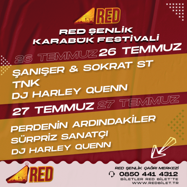 Red Şenlik Karabük Festivali Kombine Bilet